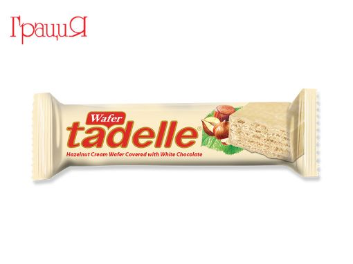 Tadelle вафла с бял шоколад