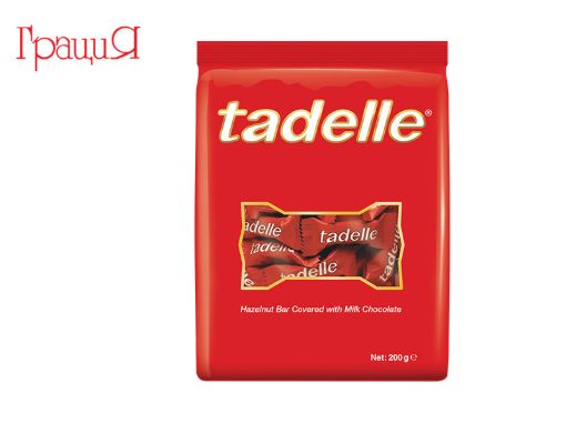 Tadelle мини барчета с млечен шоколад (плик)