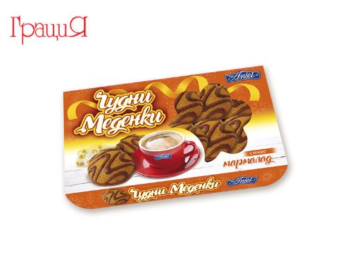 Чудни меденки с какаова глазура и мармалад