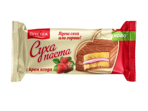 Суха паста Престиж с крем ягода
