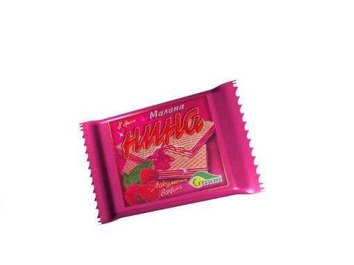 Вафла Нина с малина 8 бр.