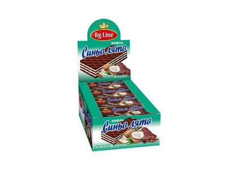 Вафла Хели Синьо лято с кокос