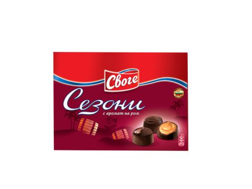 Шоколадови бонбони Сезони с ром