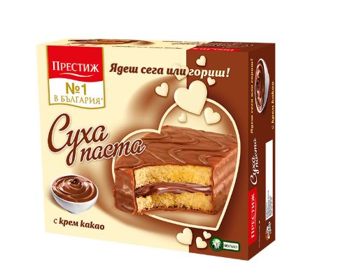 Суха паста Престиж с какао 10 бр.