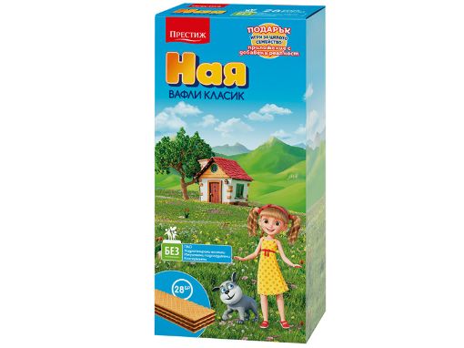 Вафли Ная 28 бр. класик