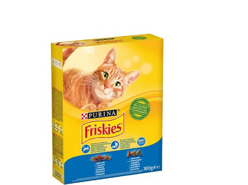 Friskies Sterile суха храна за кастрирани котки сьомга и зеленчуци